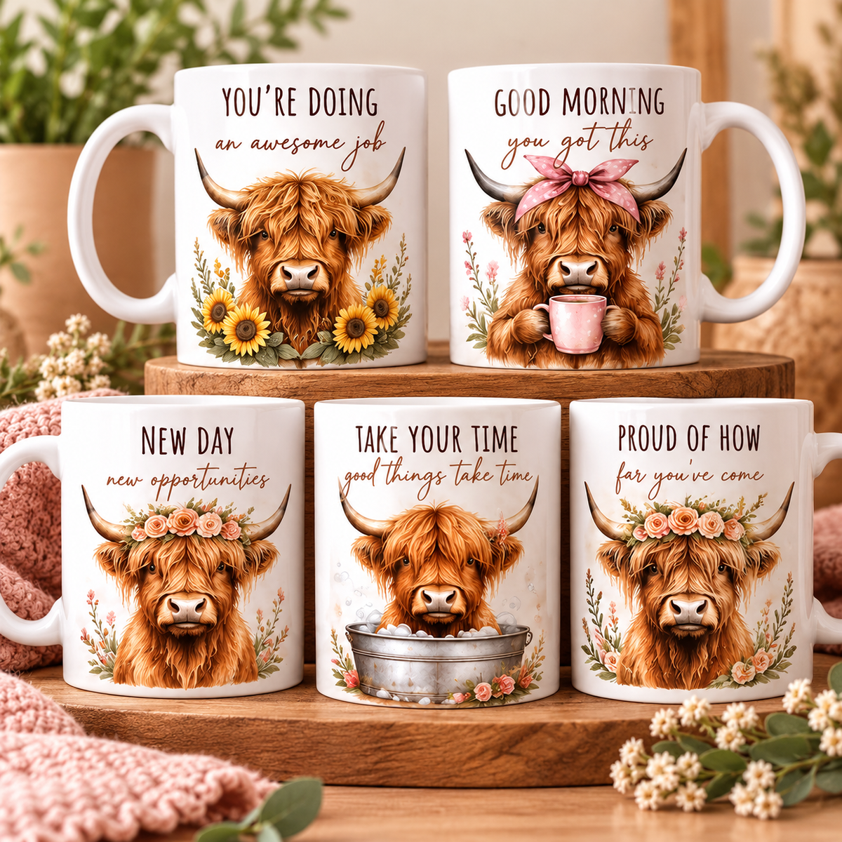 Highland Cow Mugs