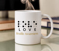 LOVE Braille Awareness Mug