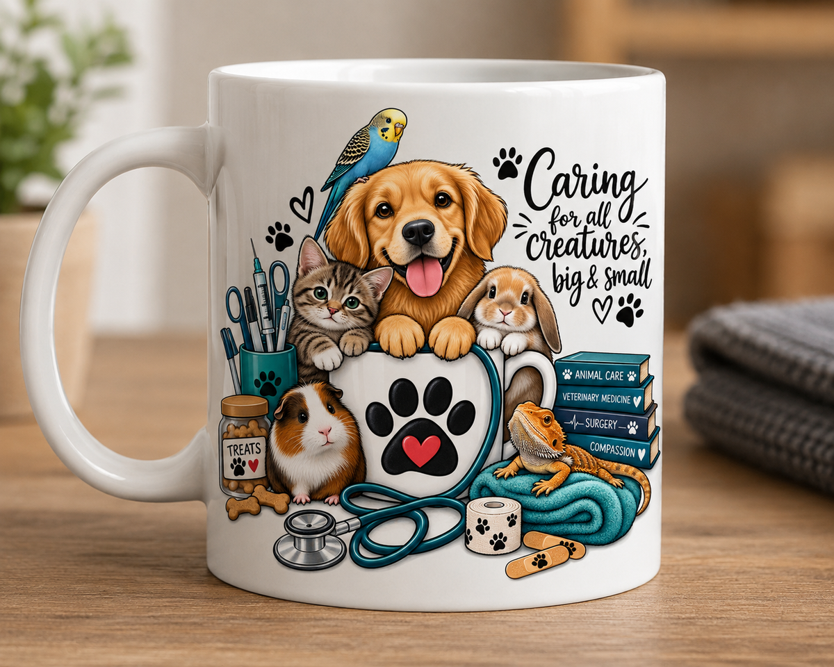 Caring for All Creatures Veterinary Mug